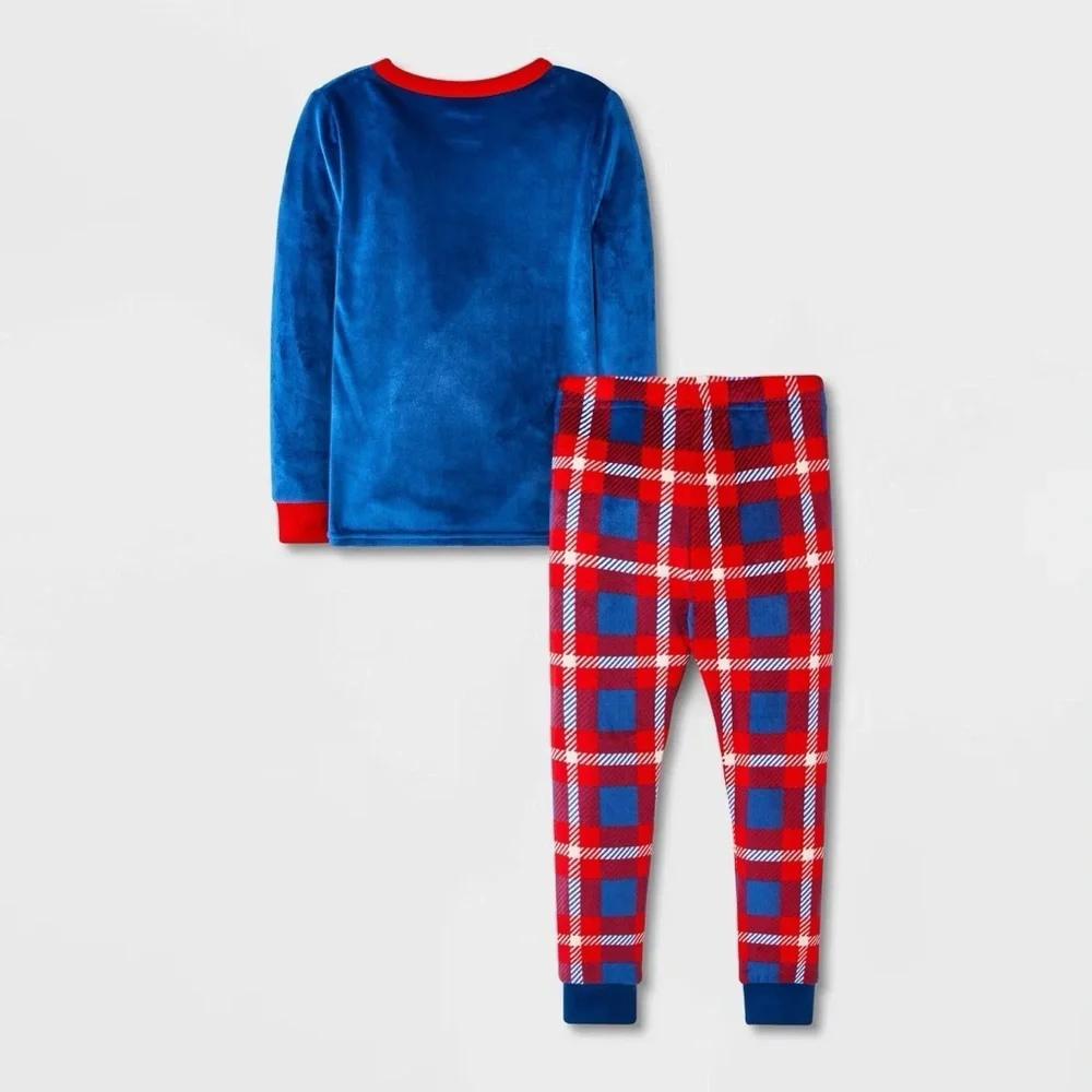 Toddler Boys nwt 2pc Hot Wheels Snuggly Soft Pajama Set with Socks - Navy Blue